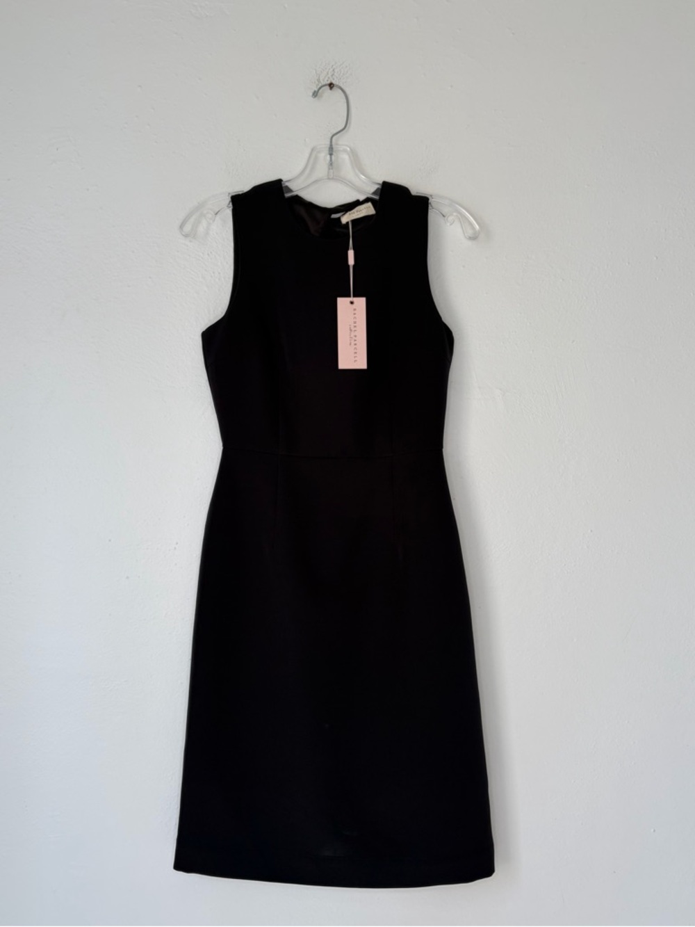 Rachel Parcell Black Bow Back Cutout Nipped Sleeveless Sheath Dress X-Small